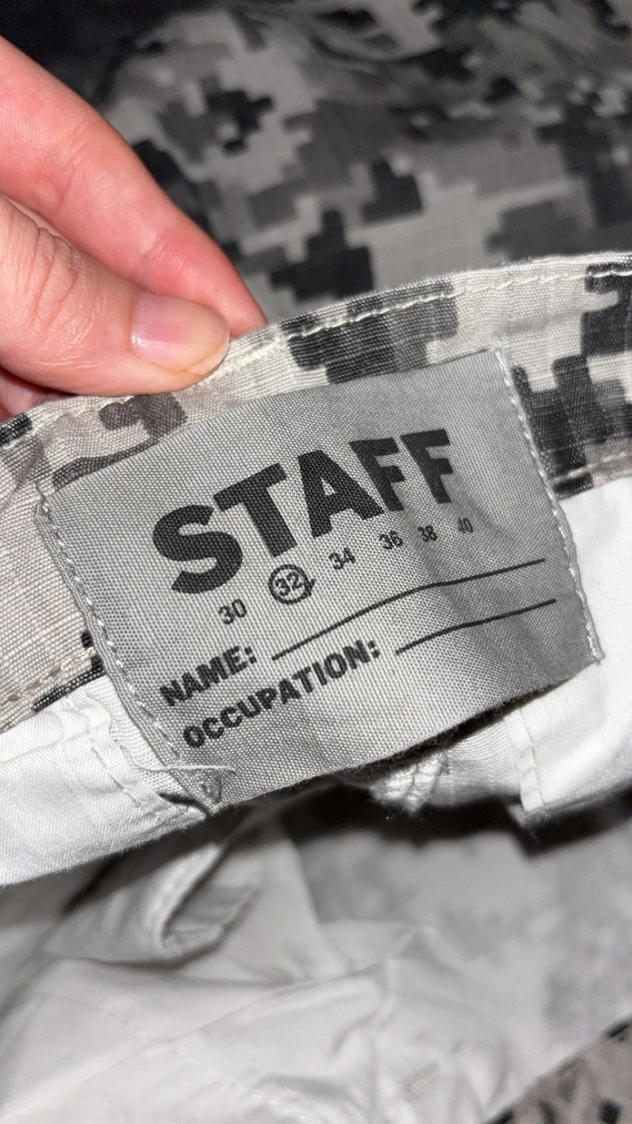 STAFF WORKFORCE Staff Workforce Tac Pants Size US 32 / EU 48 - 2 Thumbnail