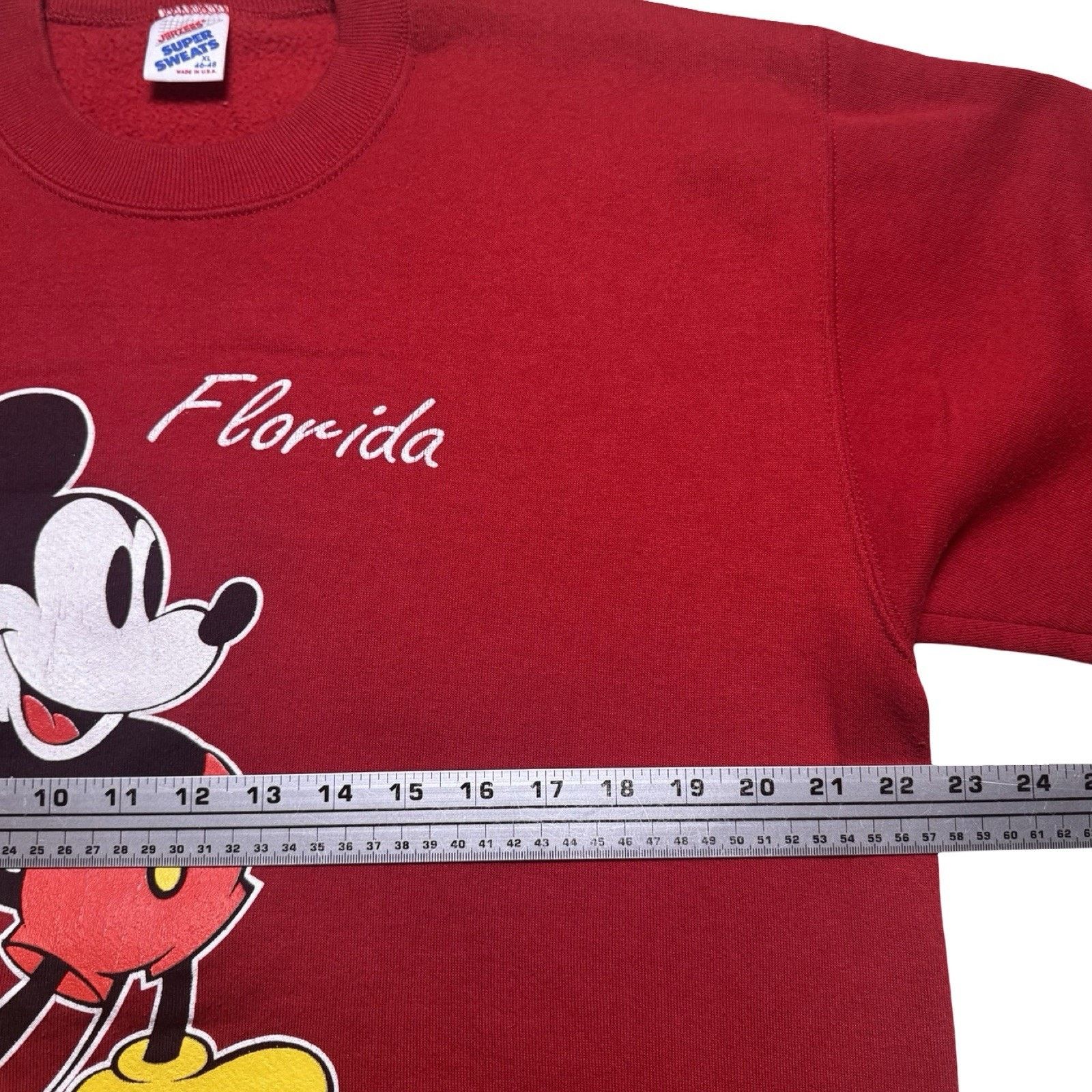 Vintage Vintage 90s Mickey Mouse Graphic Pullover Sweatshirt Mens XL Size US XL / EU 56 / 4 - 4 Thumbnail