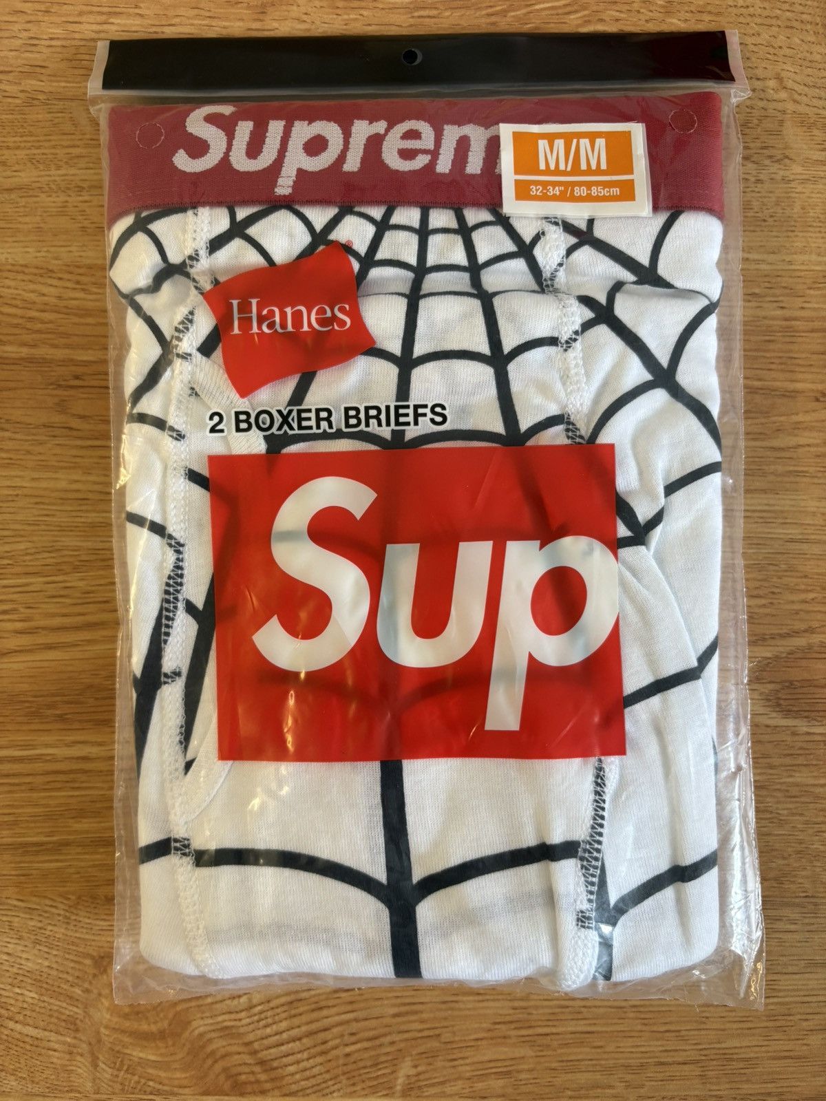 Hanes × Supreme Supreme Spider-Man Boxer Briefs Size M Size 32 - 1 Thumbnail