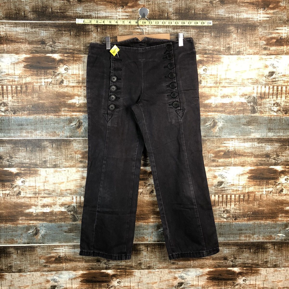 Japanese Brand × Vintage DL Homspun made in japan Dark Blue Casual Pants #C096 Size US 28 / EU 44 - 1 Thumbnail