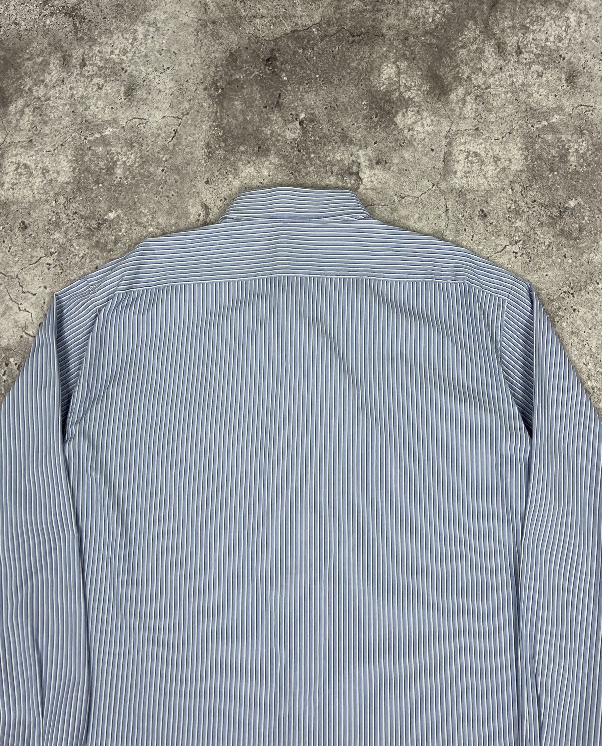 Brioni Brioni Striped Button Up Shirt Long Sleeeve Classic Size US XL / EU 56 / 4 - 15 Thumbnail