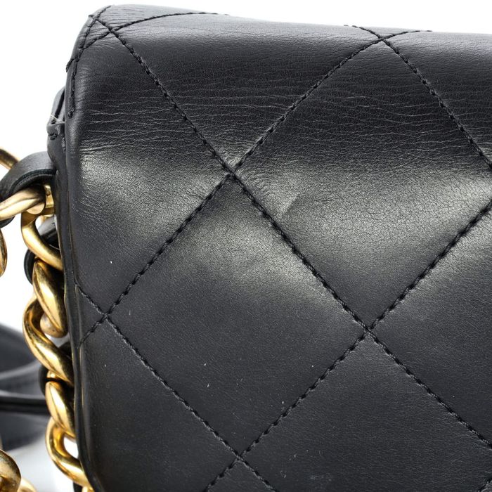 Chanel Framing Chain Flap Bag Quilted Calfskin Mini | Grailed