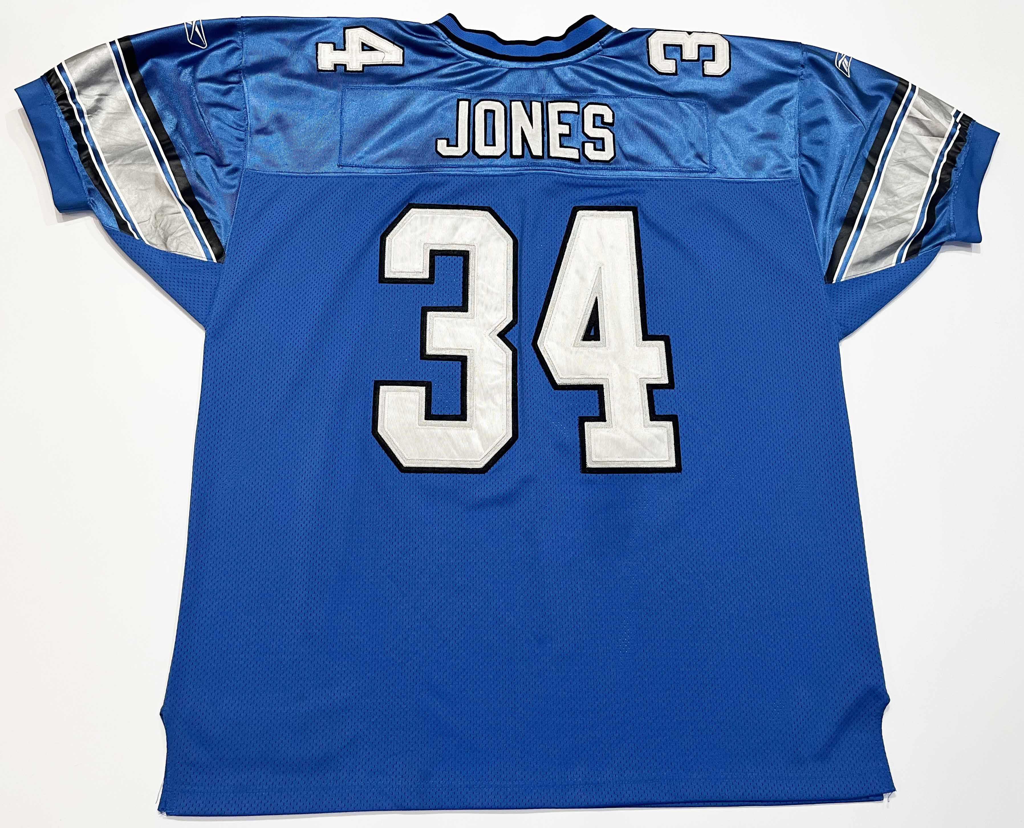 Reebok Reebok Authentic NFL Detroit Lions JONES #34 Football Jersey Size US XXL / EU 58 / 5 - 5 Thumbnail