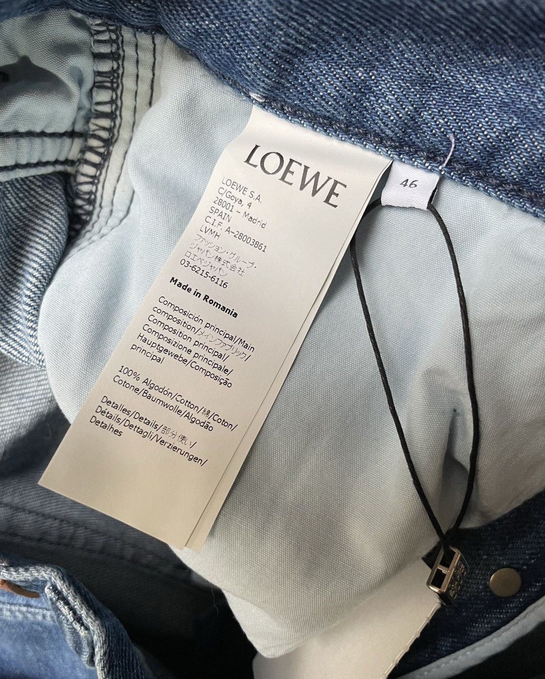 Loewe Loewe Ripped Pocket Denim Size US 30 / EU 46 - 4 Thumbnail
