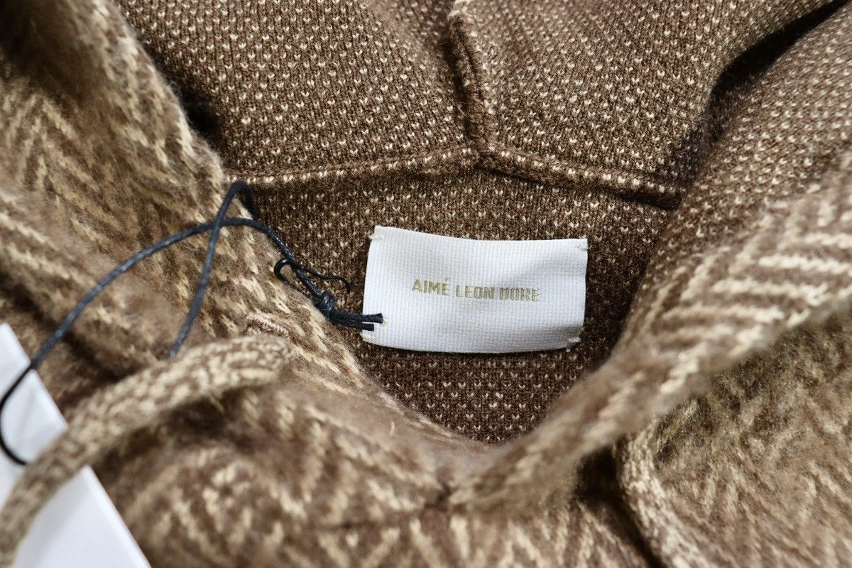 Aime Leon Dore Aime Leon Dore Brushed Herringbone Hoodie Size US S / EU 44-46 / 1 - 8 Thumbnail