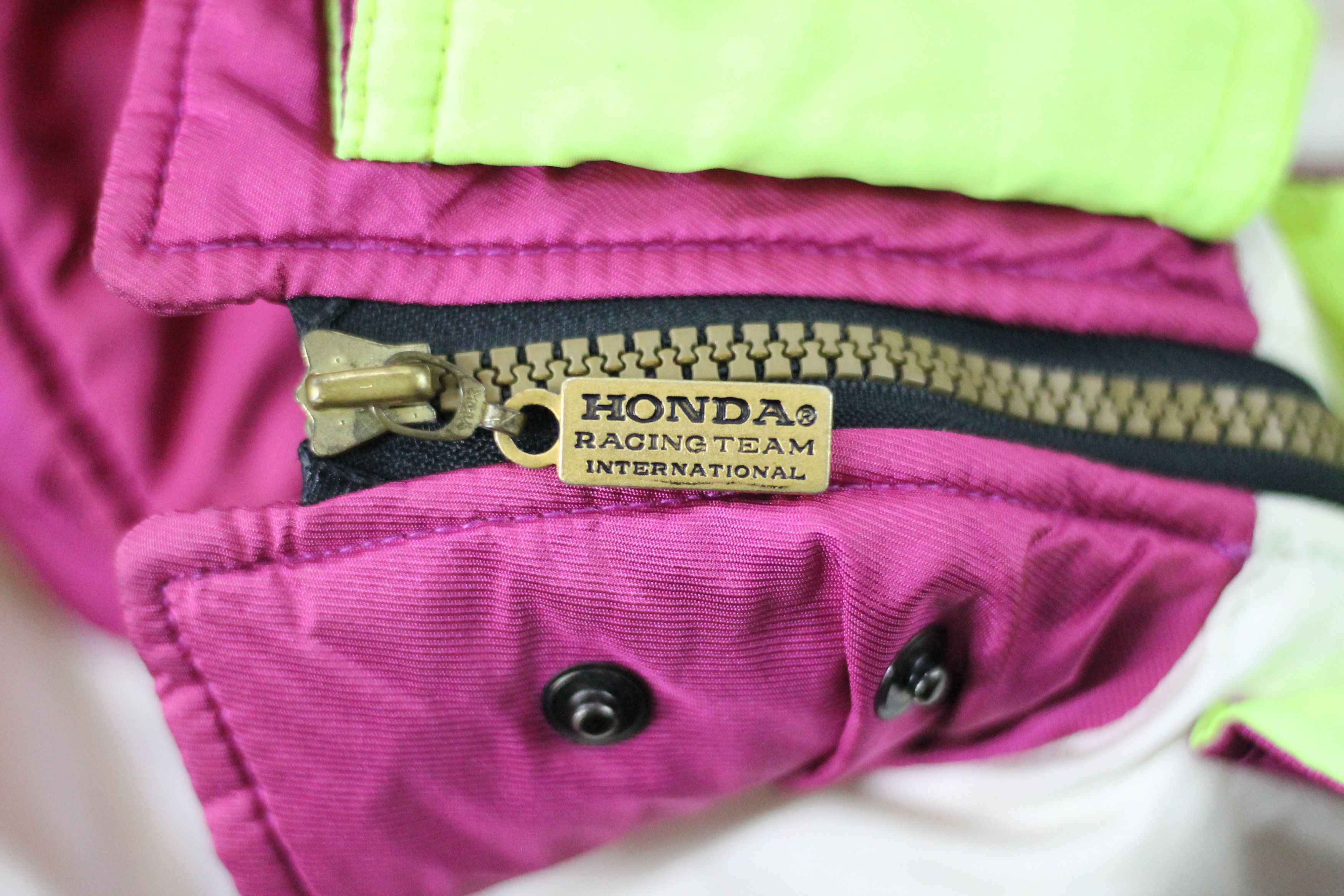 Honda × Vintage RARE! Vintage HONDA INTERNATIONAL RACING TEAM Jacket. Size US L / EU 52-54 / 3 - 16 Thumbnail