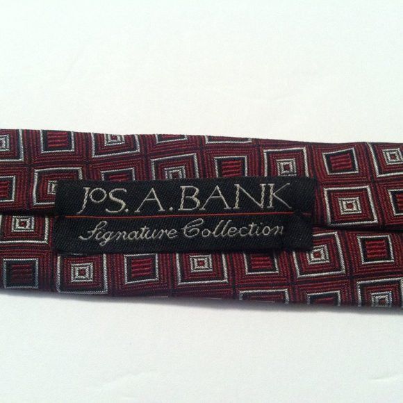 Jos. A. Bank JOS.A.BANK SIGNATURE COLLECTION MENS NEW SILK TIE W: 3 3/4" Size ONE SIZE - 6 Thumbnail