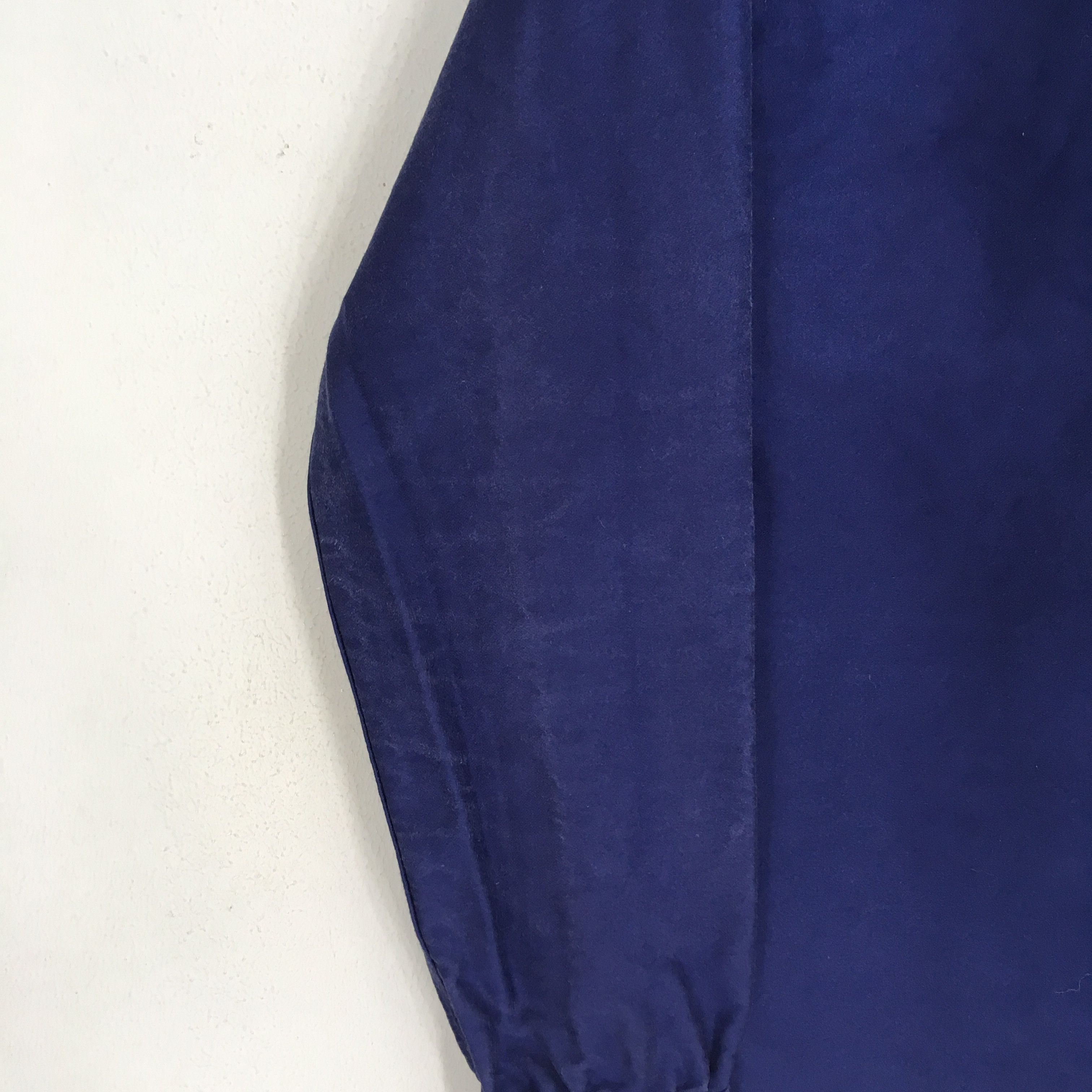 Japanese Brand Vintage 90s Cotton Frenchwork Sanforized Indigo Blue Japan Size US M / EU 48-50 / 2 - 8 Thumbnail