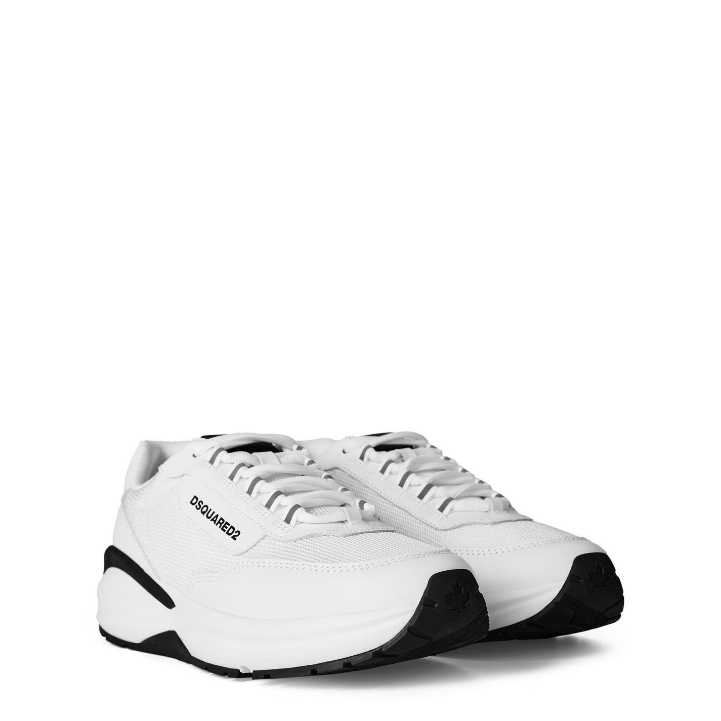 Dsquared2 o1g2r1mq0426 Leather Dash Sneakers in White Size US 9.5 / EU 42-43 - 4 Thumbnail