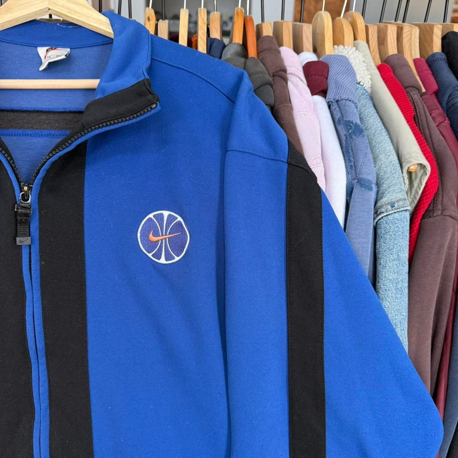 Nike Vintage 90s Nike Wind Breaker With Button Up Closure Size US XL / EU 56 / 4 - 4 Thumbnail