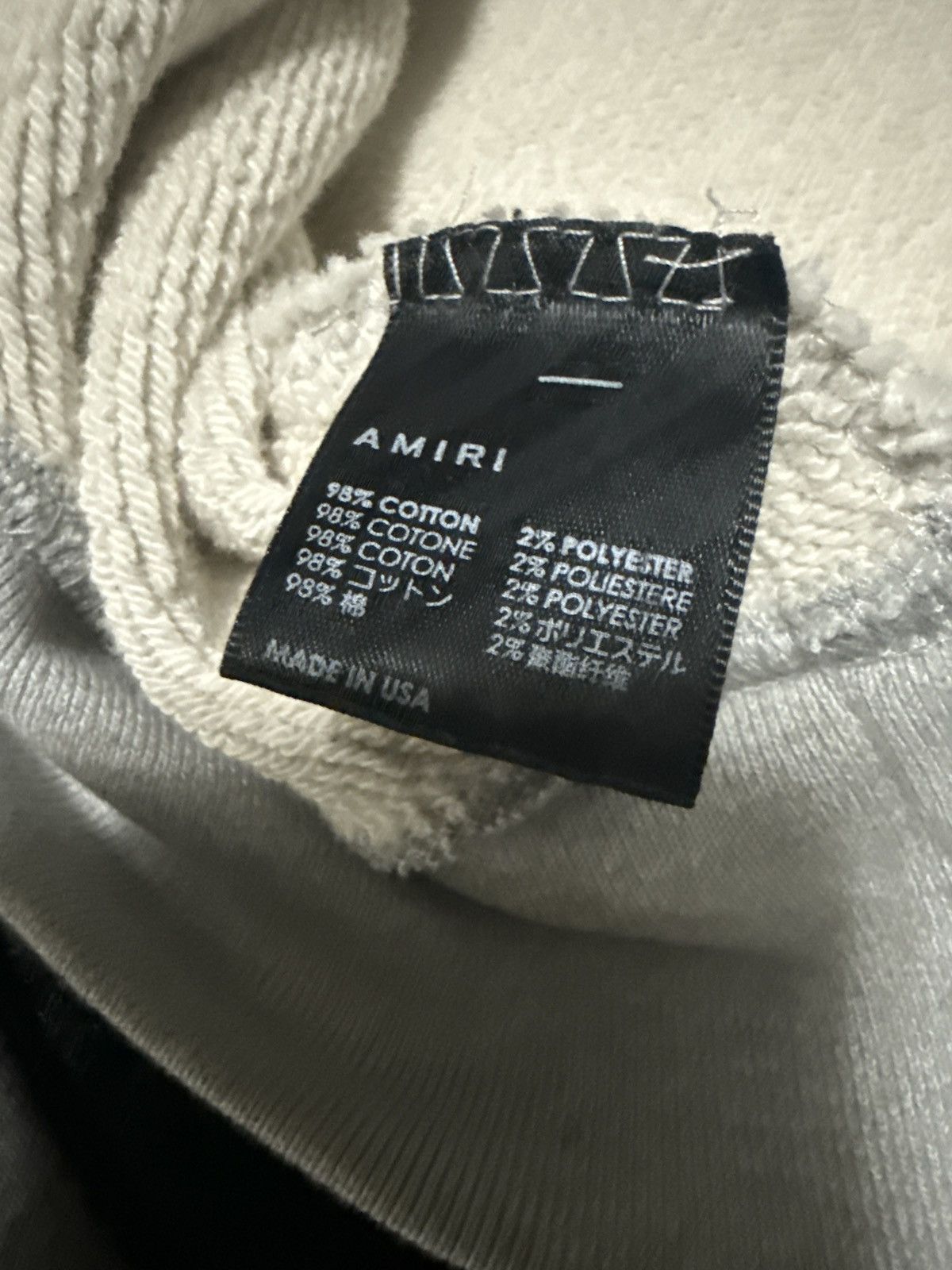 Amiri × Wes Lang AMIRI x Wes Lang Skull Graphic Crewneck Grey– Luxury Size US L / EU 52-54 / 3 - 1 Thumbnail