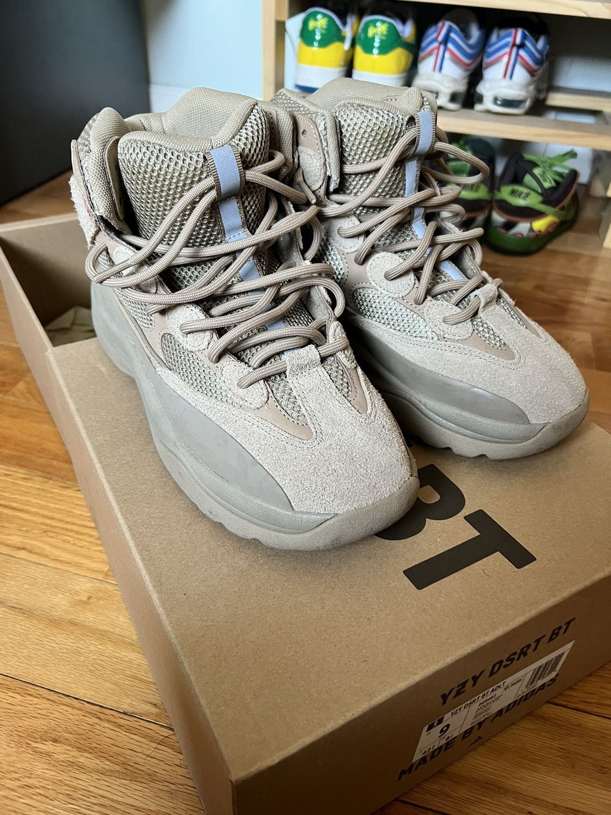 image of Kanye West x Yeezy Season Yeezy Dsrt Boots in Brown, Men's (Size 9)