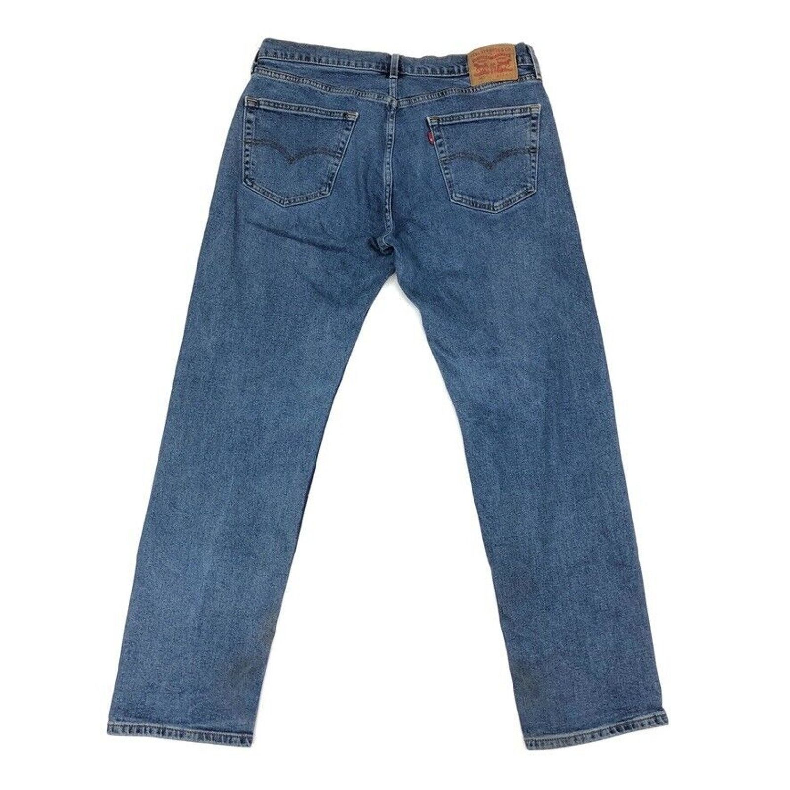 Levi's Levis 505 Blue Denim Jeans Size 34x32 Mens Pants Casual B7 Size US 34 / EU 50 - 6 Thumbnail