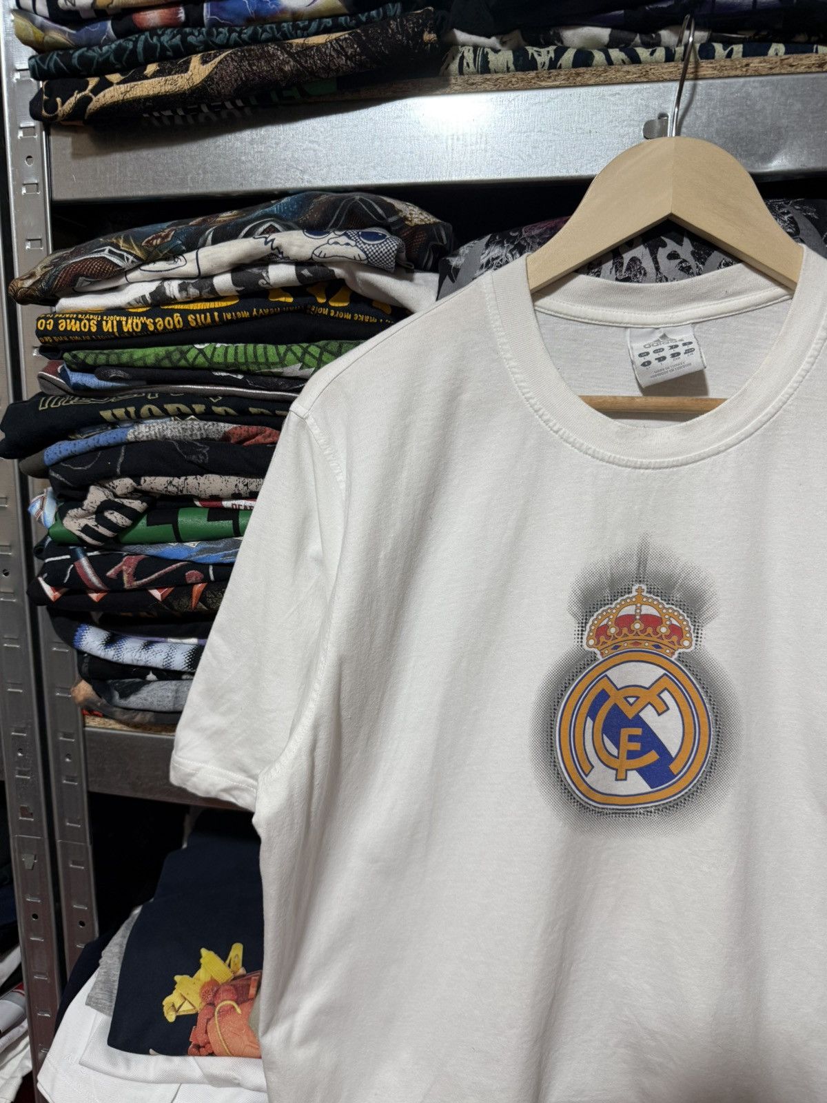 Adidas × Vintage Rare Vintage 2000s Adidas Real Madrid Raul #7 Soccer T-Shirt Size US XL / EU 56 / 4 - 3 Thumbnail