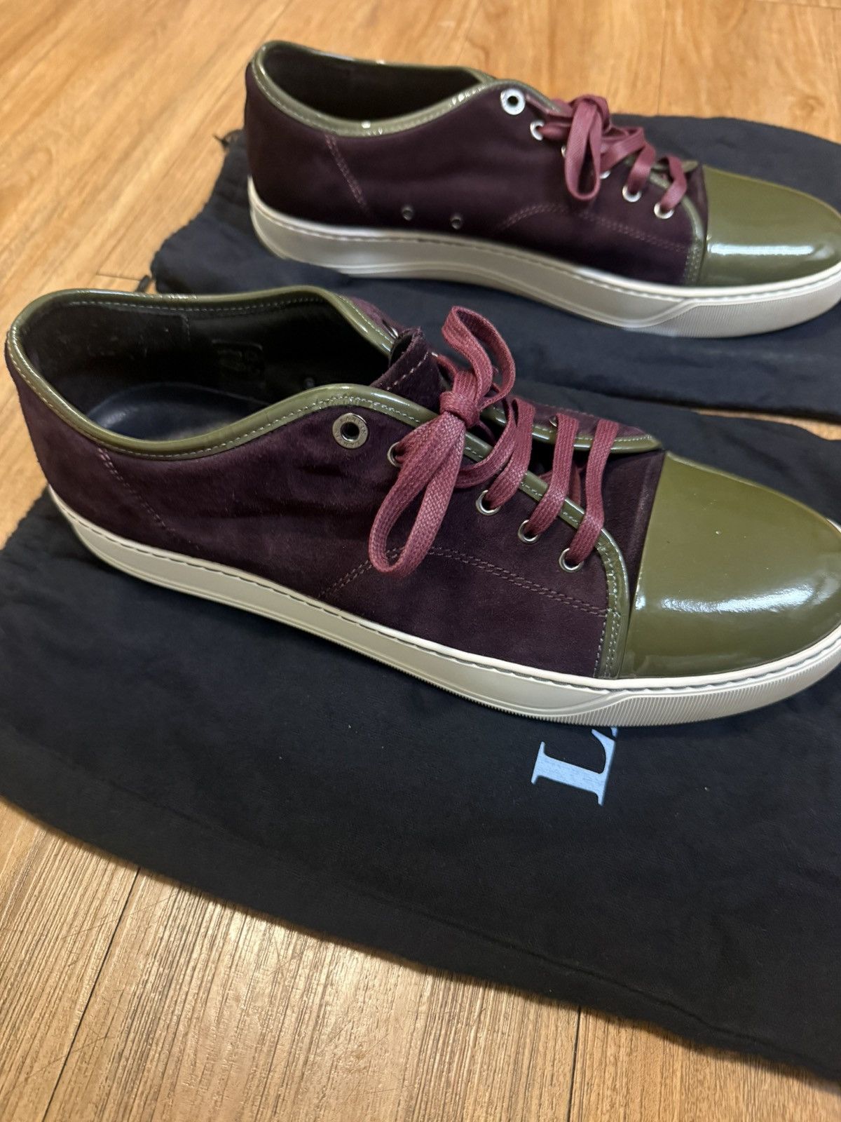 Lanvin LANVIN low top lavenders Size US 13 / EU 46 - 2 Thumbnail