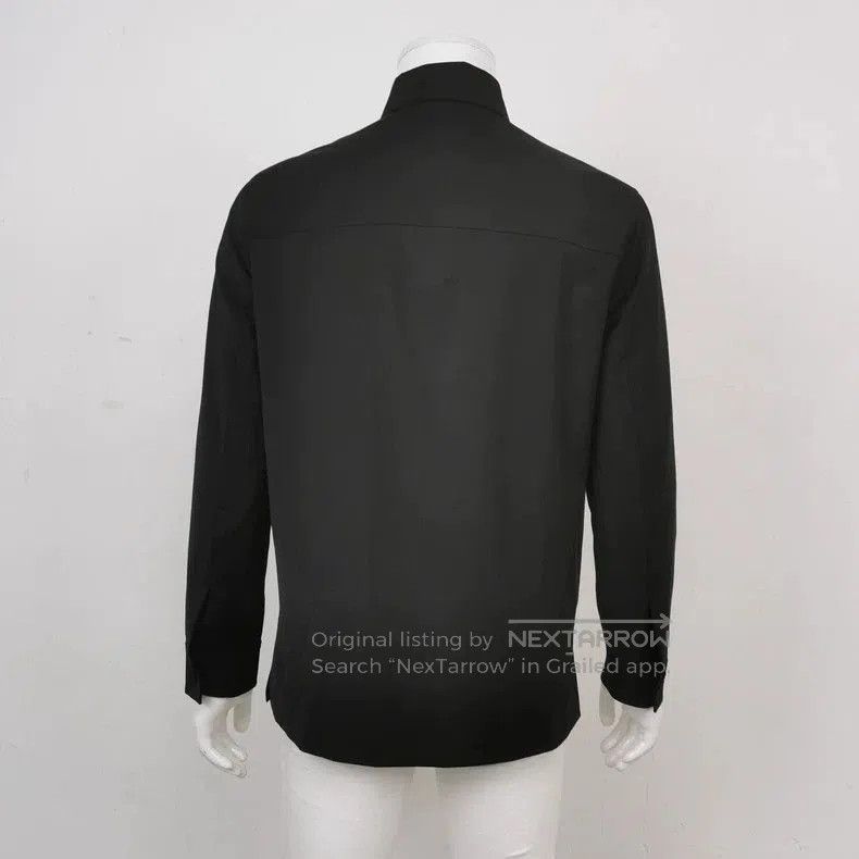Fendi Fendi Wool Blend Solid Collared Shirt. Size US XL / EU 56 / 4 - 2 Thumbnail