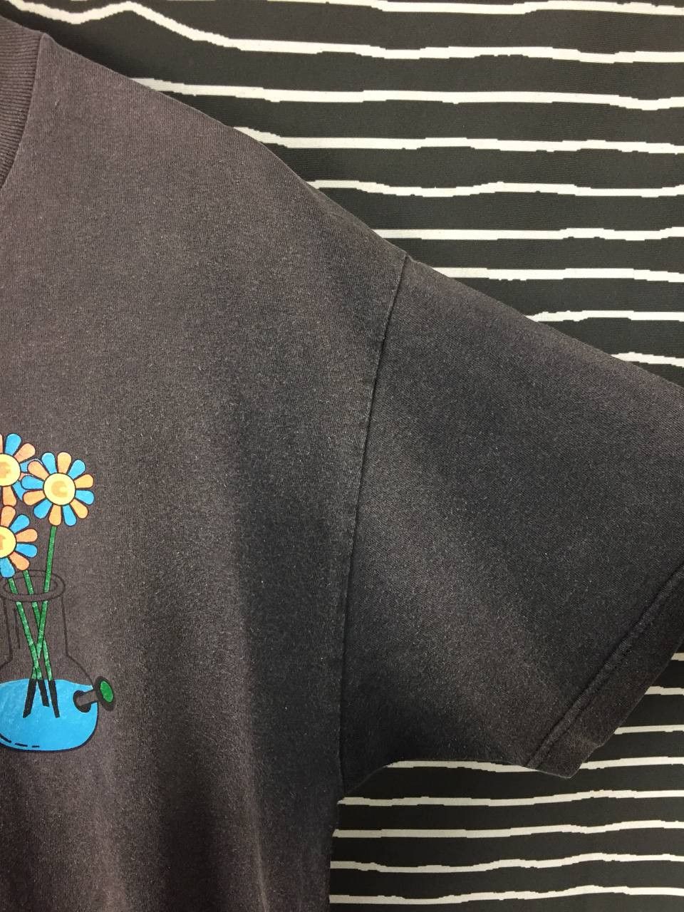 FTC Vtg FTC For The City Skateboards Flower Flask Graphic Tee Size US L / EU 52-54 / 3 - 4 Thumbnail
