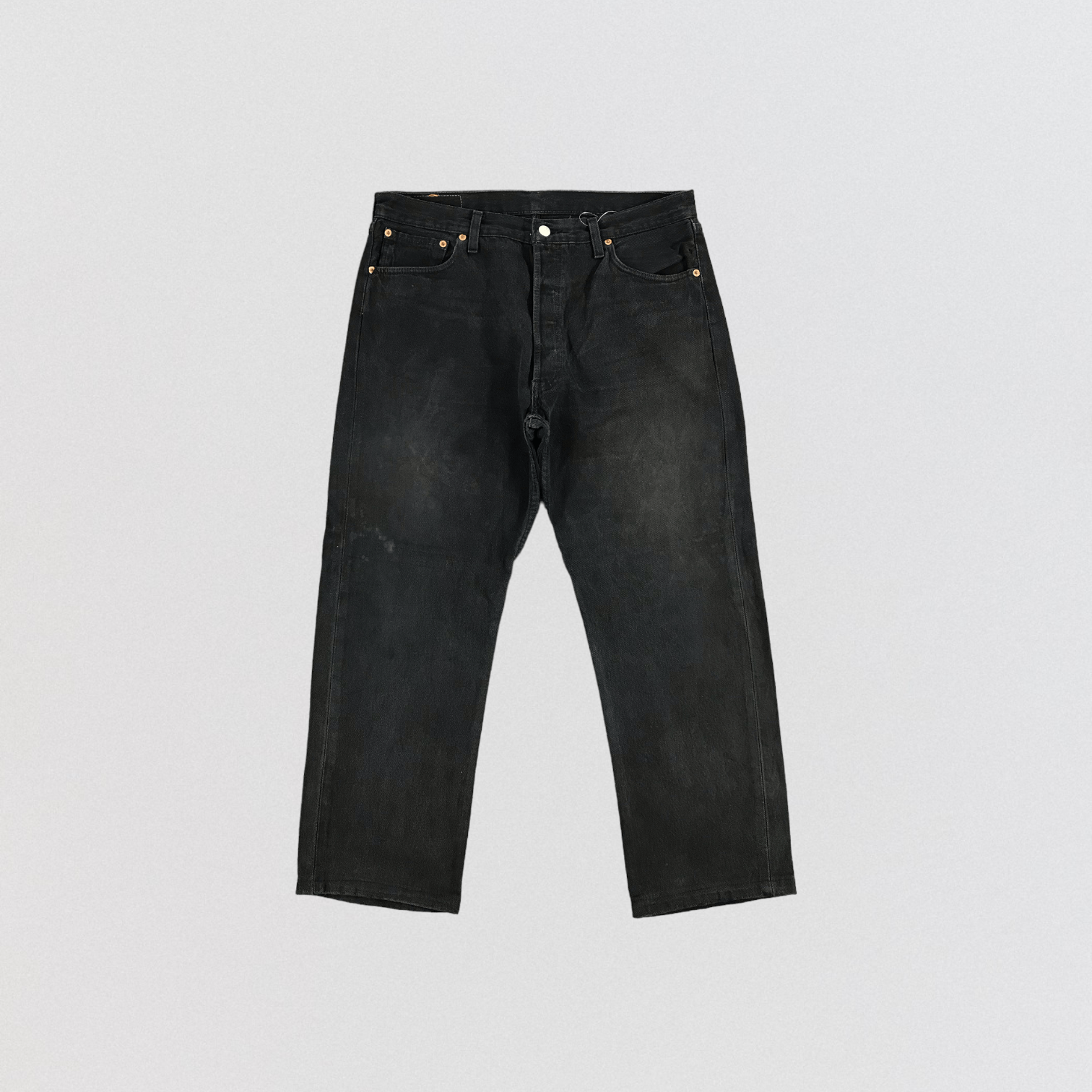 Levi's × Vintage Vintage Distress Levis 501 Jeans-JM1636 Size US 35 - 1 Thumbnail
