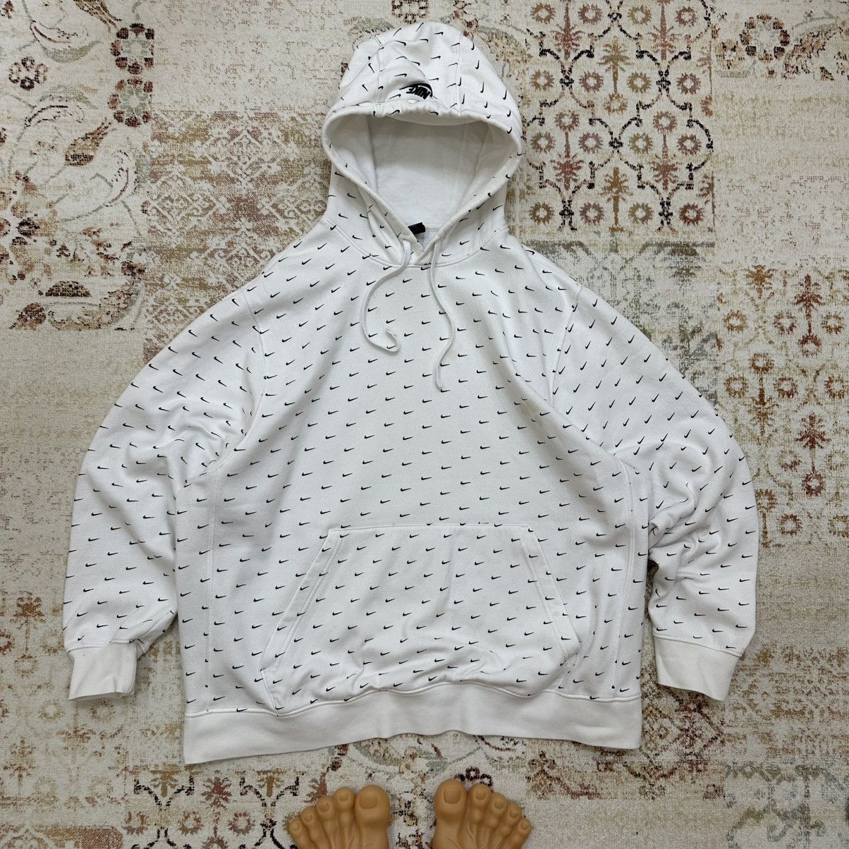 Nike Vintage Nike Hoodie Overprinted Monogram Logo Y2K 00s USA Size US XXL / EU 58 / 5 - 1 Thumbnail