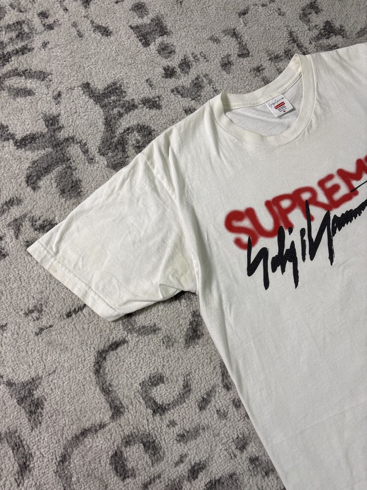 Supreme × Yohji Yamamoto SUPREME YOHJI YAMAMOTO WHITE T SHIRT Size US M / EU 48-50 / 2 - 6 Thumbnail