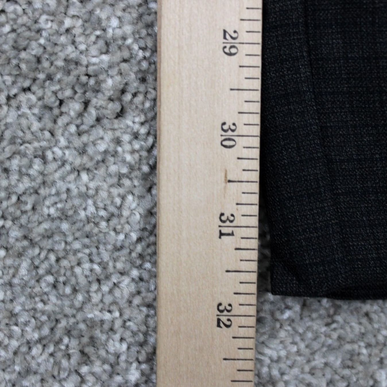 Ted Baker Ted Baker London Dress Pants Mens 36R Black Wool Flat Front Inseam 32" Casual Formal 100% Wool Slob? Size US 36 / EU 52 - 4 Thumbnail