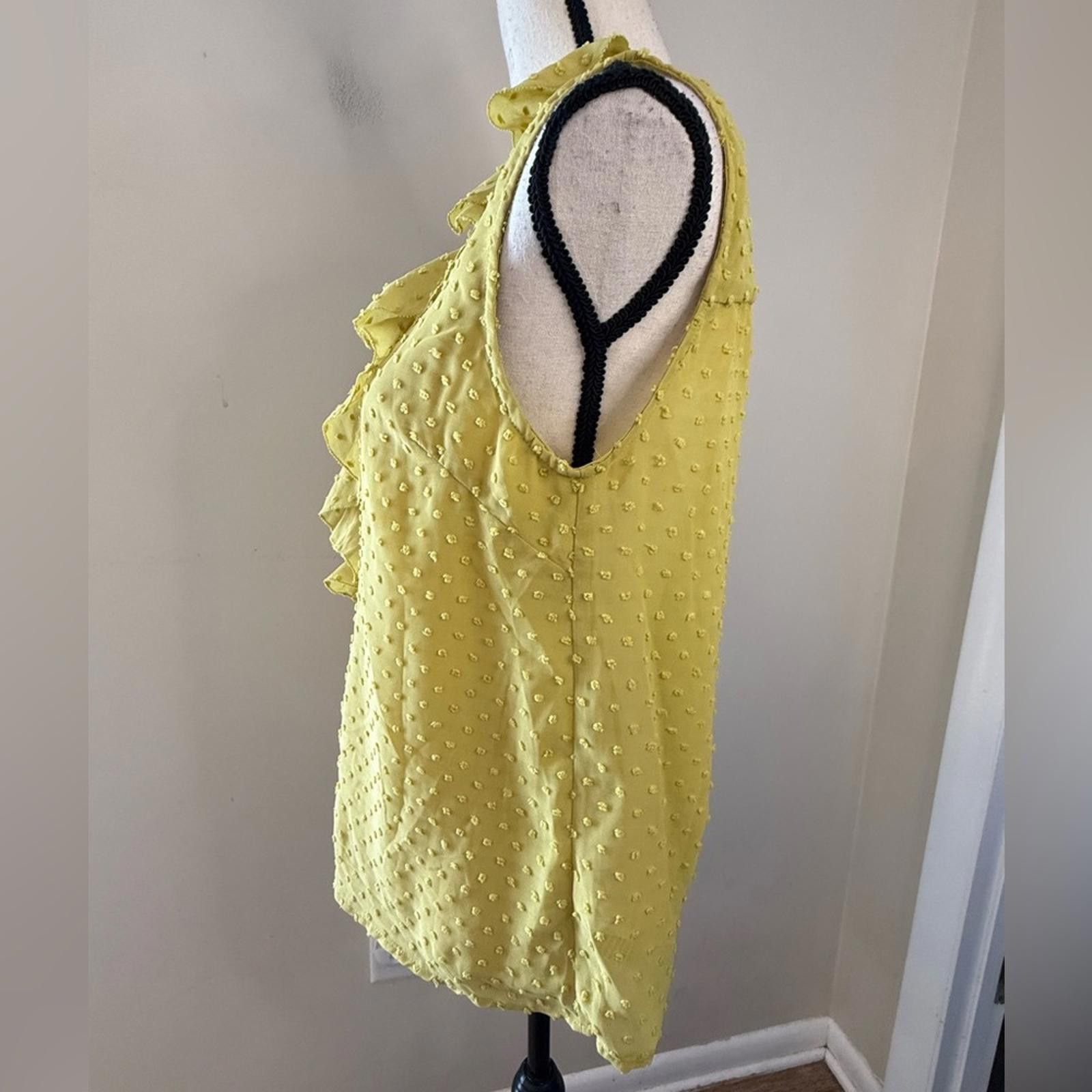 Other Wishlist Apparel mustard yellow Swiss dot sleeveless top M Size M / US 6-8 / IT 42-44 - 3 Thumbnail