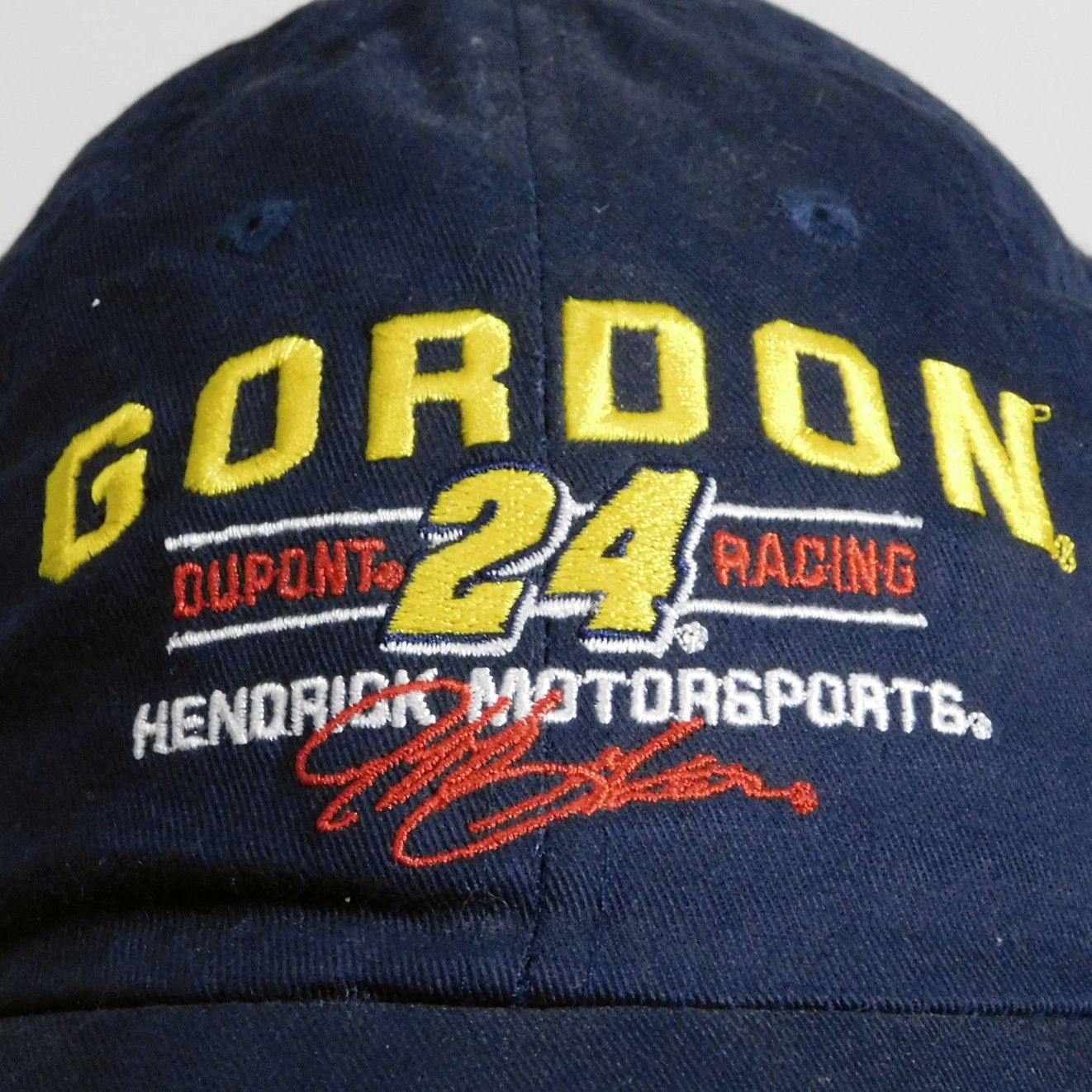 Chase Authentics 90s Jeff Gordon Hat Adjustable Blue Hendrick NASCAR Size ONE SIZE - 2 Thumbnail