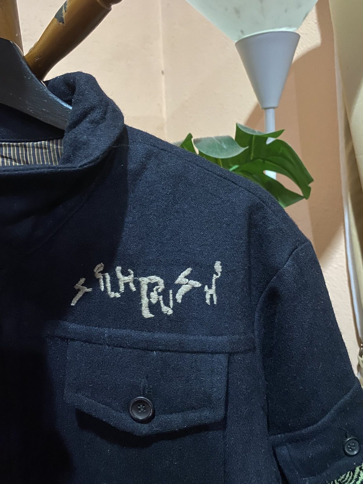 Style & Co Rare Y2K Stylelab Inc Korea Black Wool Military Embroidered Size US M / EU 48-50 / 2 - 8 Thumbnail