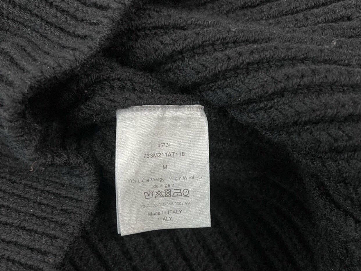Dior Dior Long Zipper Stand up Collar Wool Knitted Jacket Size US M / EU 48-50 / 2 - 6 Thumbnail
