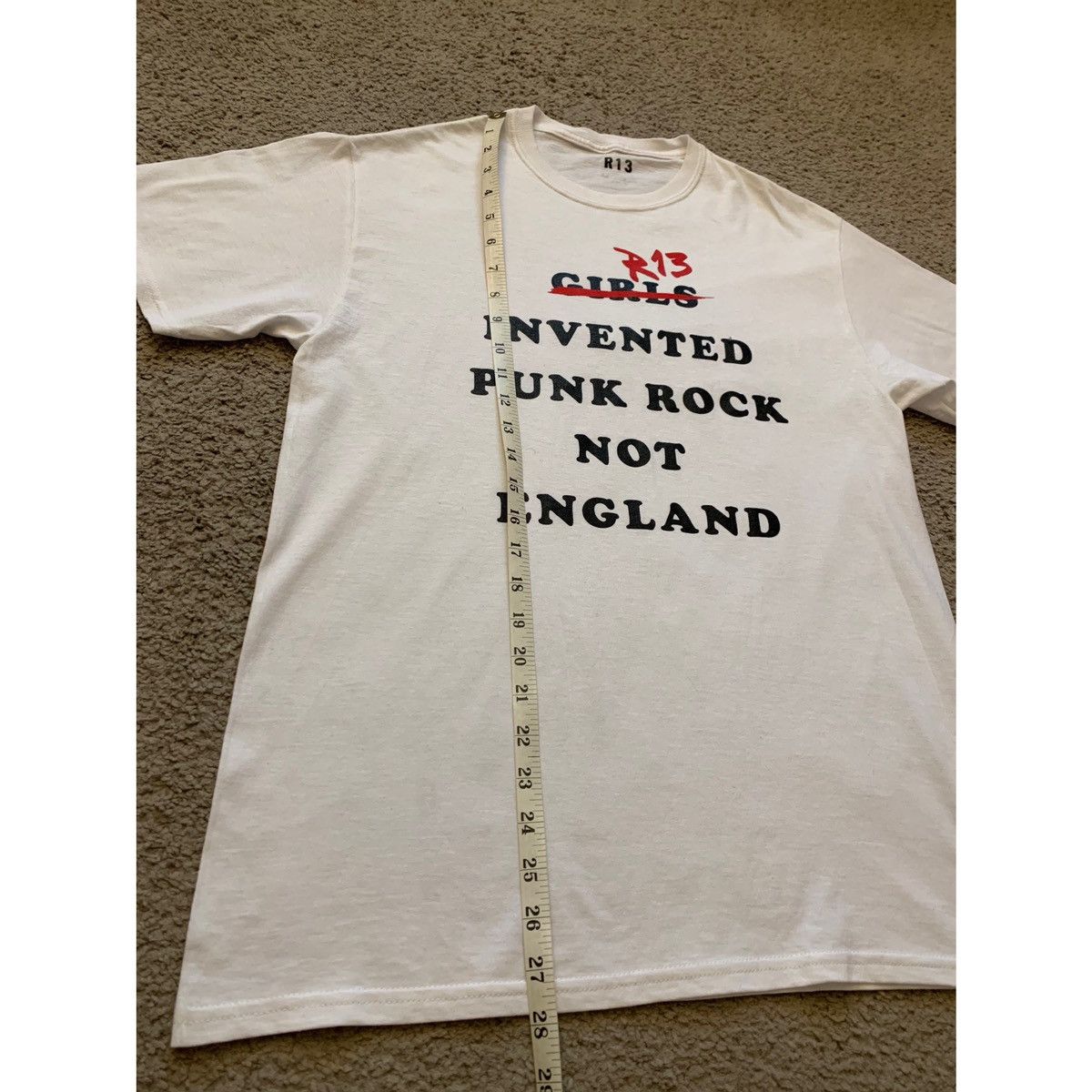 R13 R13 PUNK ROCK LIMITED EDITION RUNWAY TEE Size US M / EU 48-50 / 2 - 14 Thumbnail