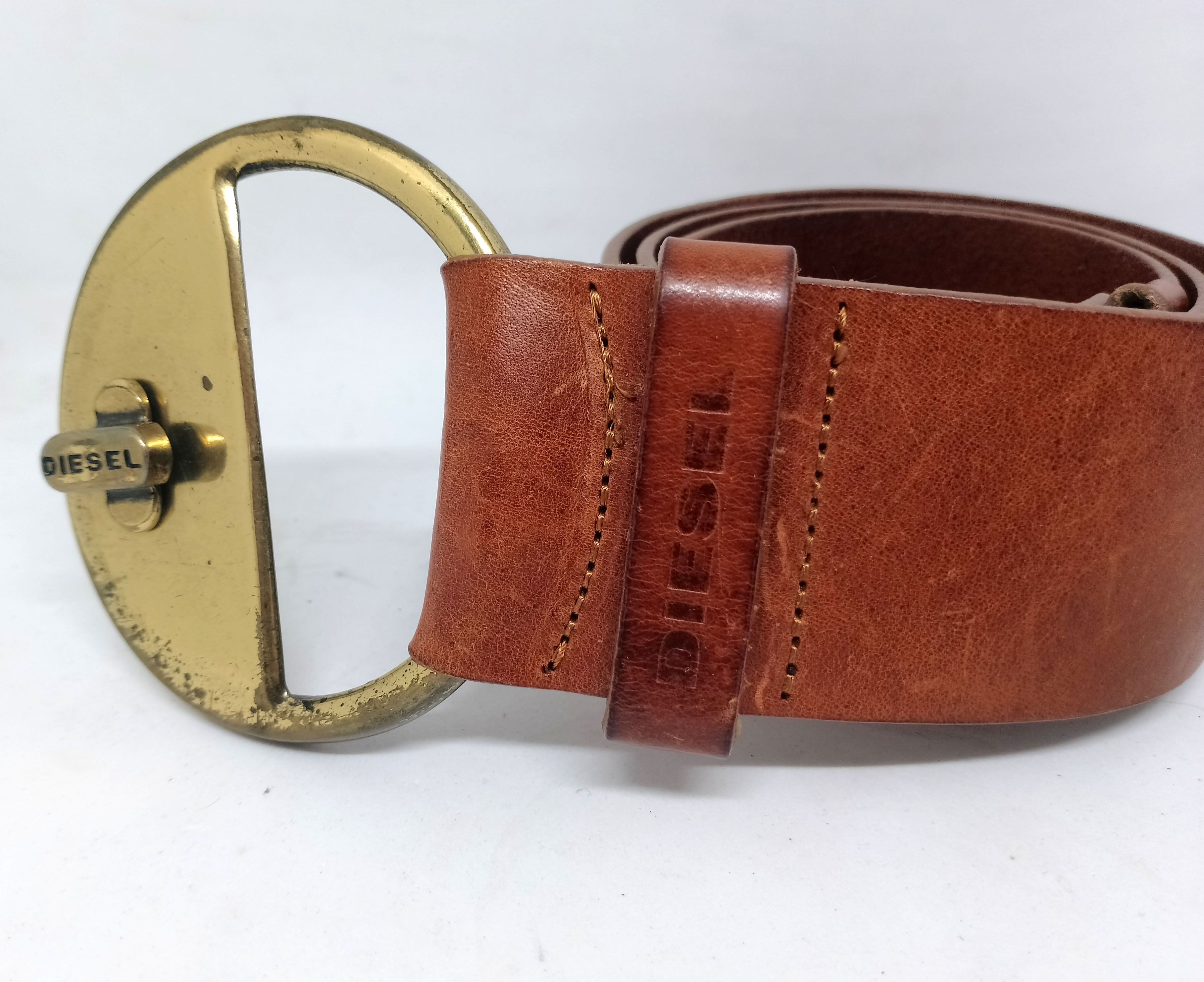 Diesel Diesel Women’s Brown Belt – Size 90/36 – Wide Style Size ONE SIZE - 2 Thumbnail