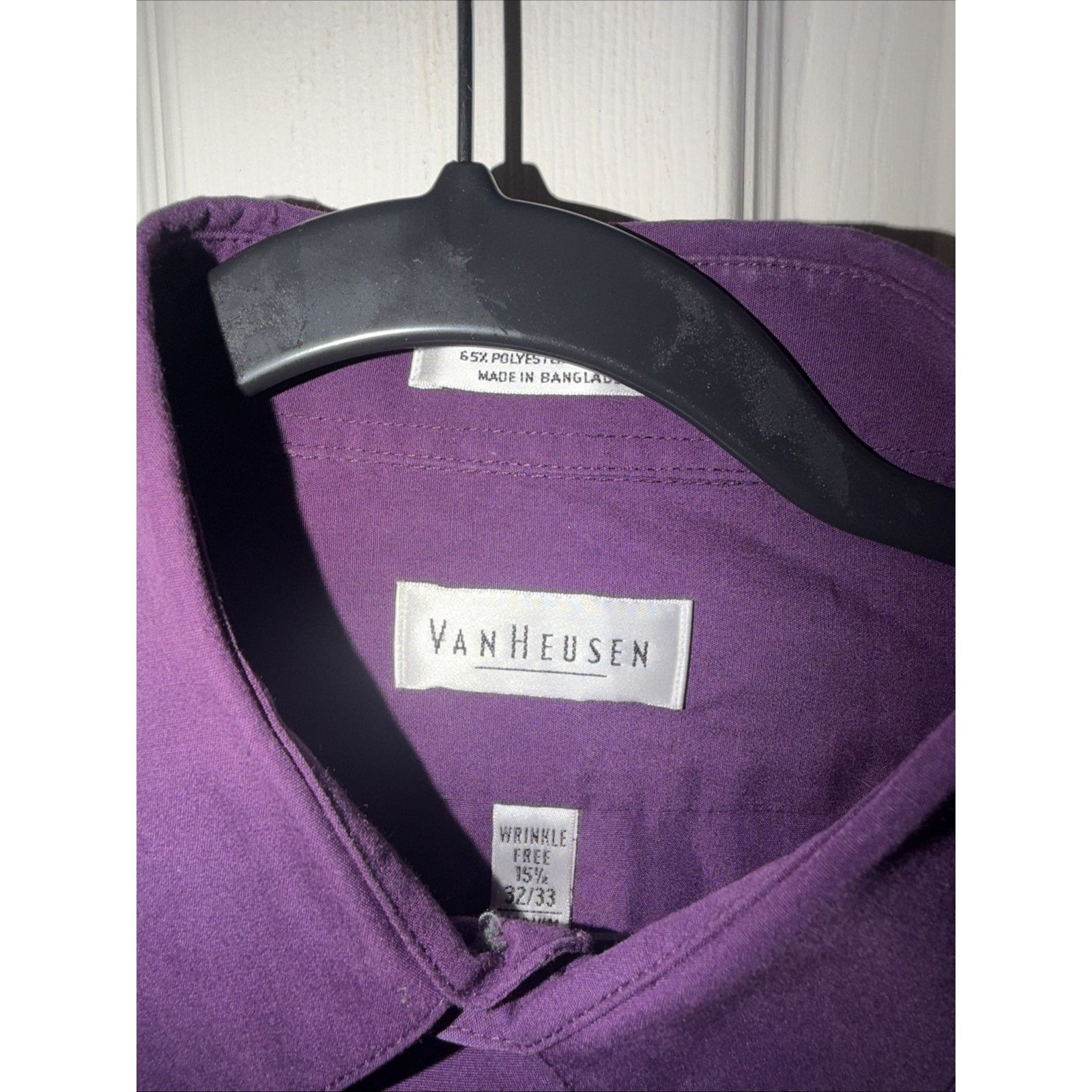 Van Heusen Van Heusen Purple Dress Shirt Medium Size US M / EU 48-50 / 2 - 4 Thumbnail