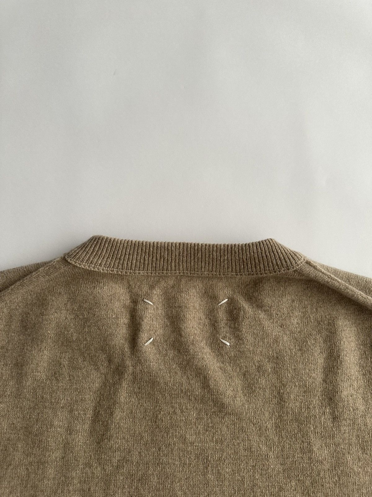 Maison Margiela Maison Margiela SS24 Deconstructed Wool Cashmere Sweater Size US M / EU 48-50 / 2 - 7 Thumbnail