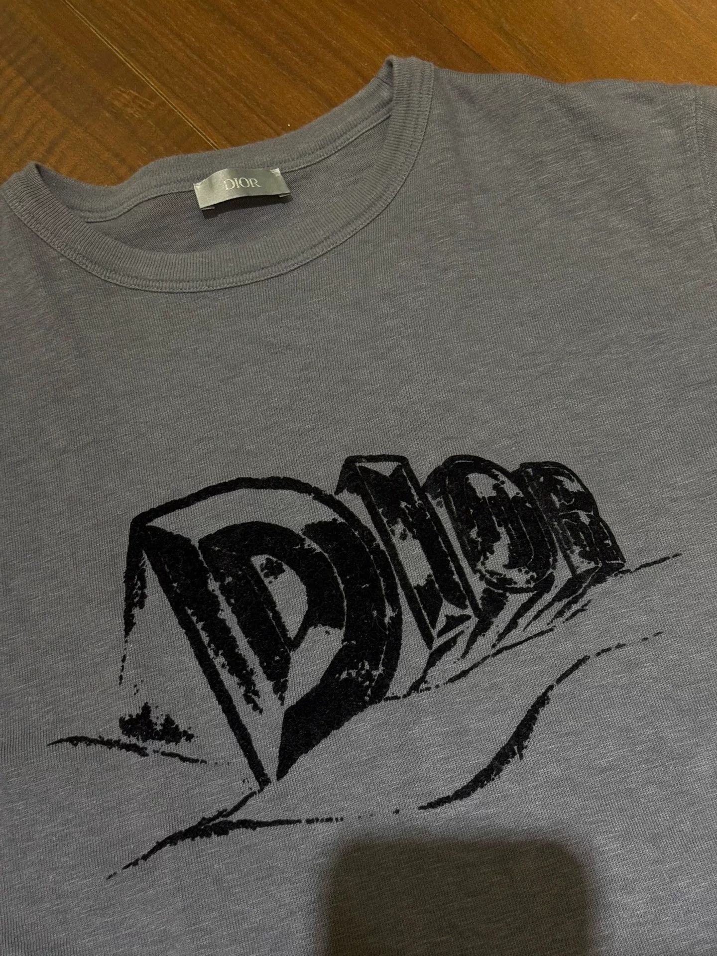 Dior Dior Flocked Logo T-Shirt Size US S / EU 44-46 / 1 - 2 Thumbnail