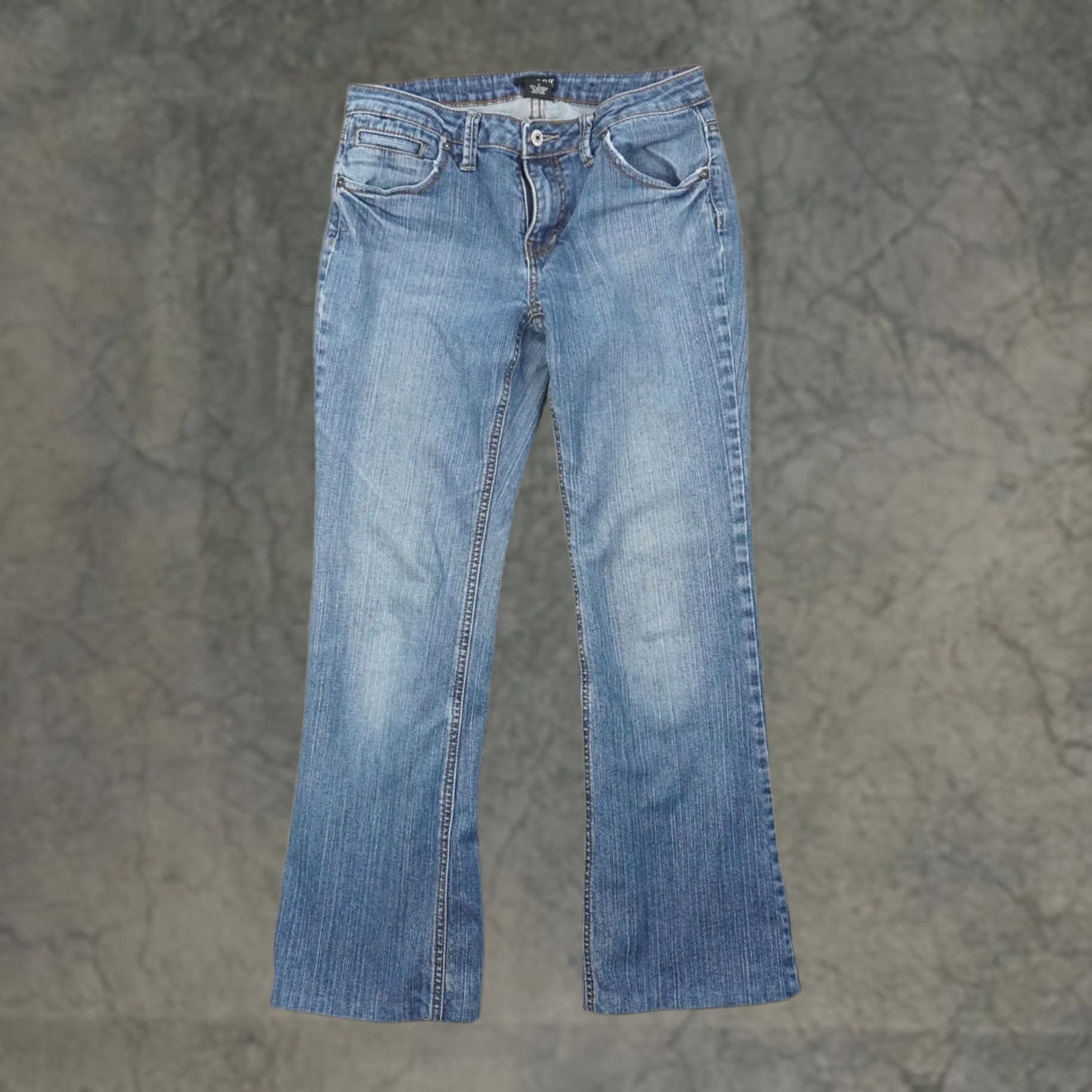 Denime a.n.a Jeans Bootcut Y2K Low Rise 30x30 Medium Wash Blue Denim 5-Pocket Womens Boys? Size 30" / US 8 / IT 44 - 1 Thumbnail