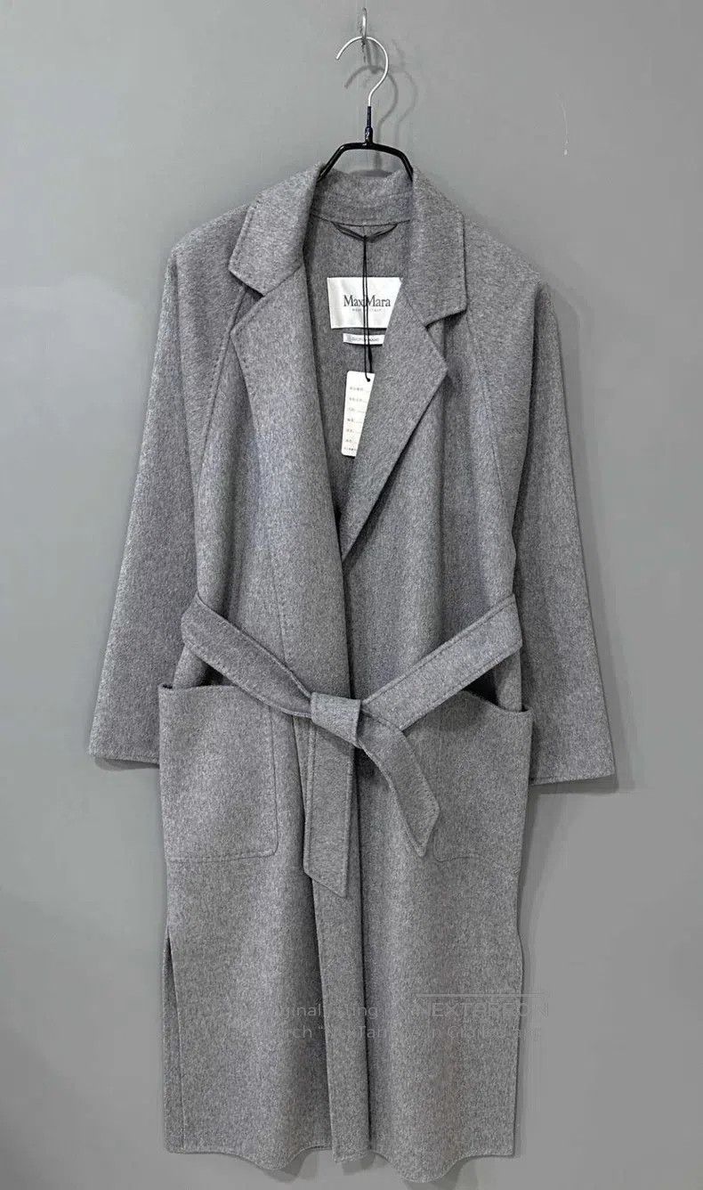 Max Mara Max Mara Silver Gray Cashmere Coat Size XS / US 0-2 / IT 36-38 - 1 Thumbnail