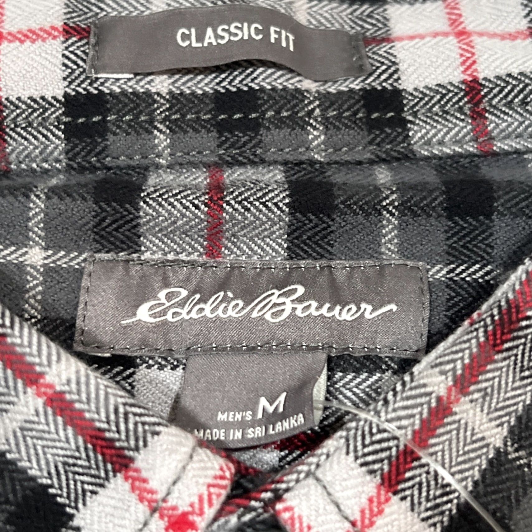 Eddie Bauer VINTAGE Eddie Bauer Button Down Shirt Men’s M Long Sleeve Flannel Ash Plaid NWT Size US M / EU 48-50 / 2 - 4 Thumbnail
