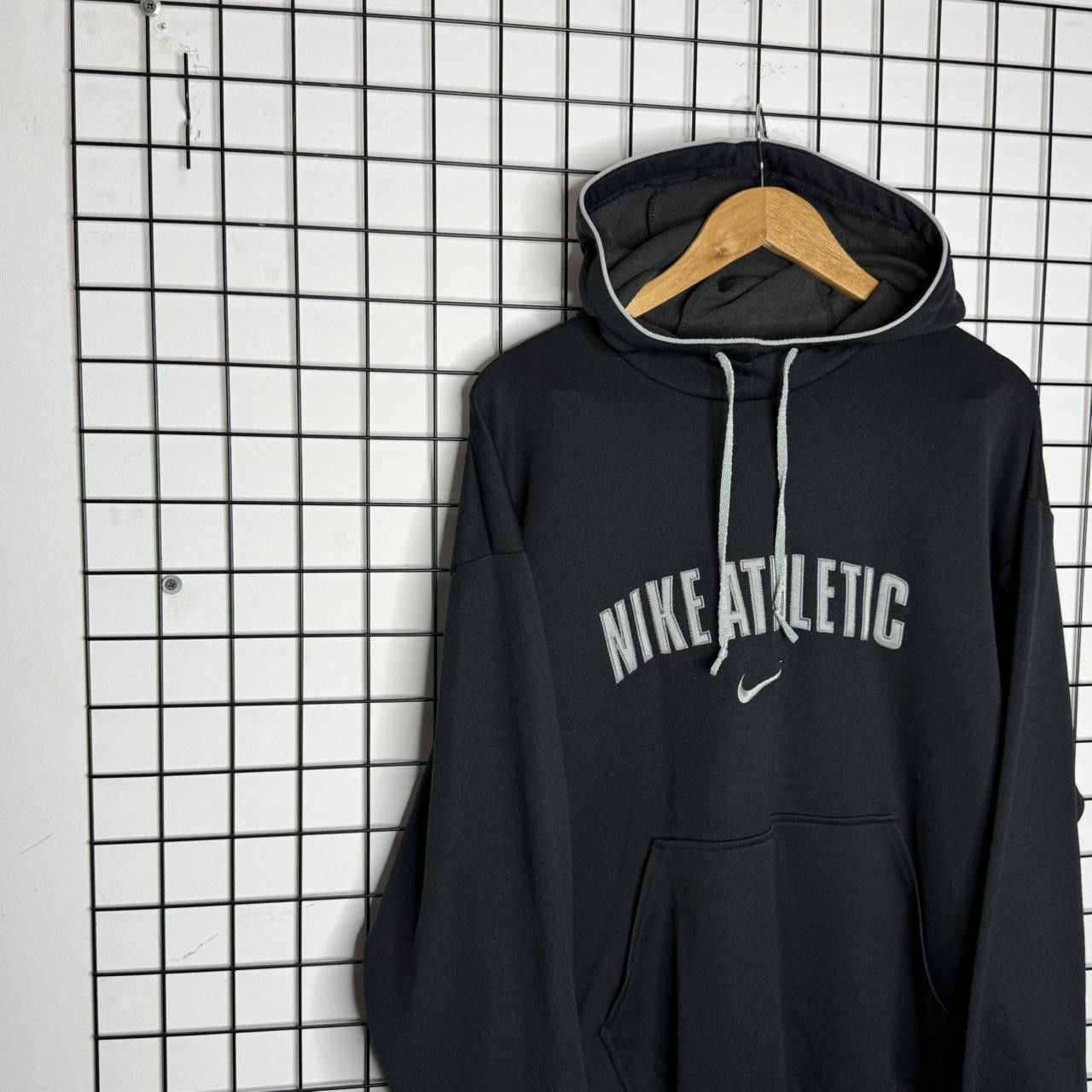 Nike Nike Athletic Hoodie Black Vintage 2000s Size US M / EU 48-50 / 2 - 3 Thumbnail