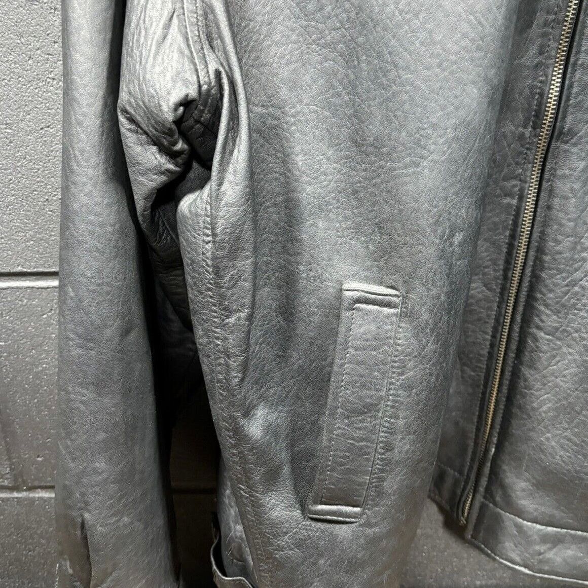 Other Men’s Genuine Leather Jacket Full Zip Black size Large Size US L / EU 52-54 / 3 - 4 Thumbnail