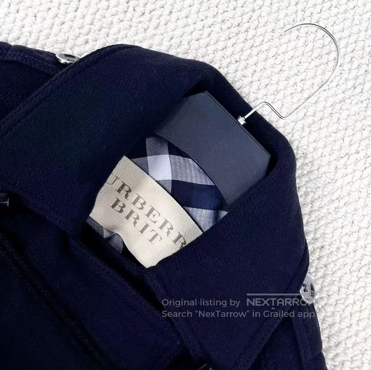 Burberry burberry navy double. Size XS / US 0-2 / IT 36-38 - 3 Thumbnail