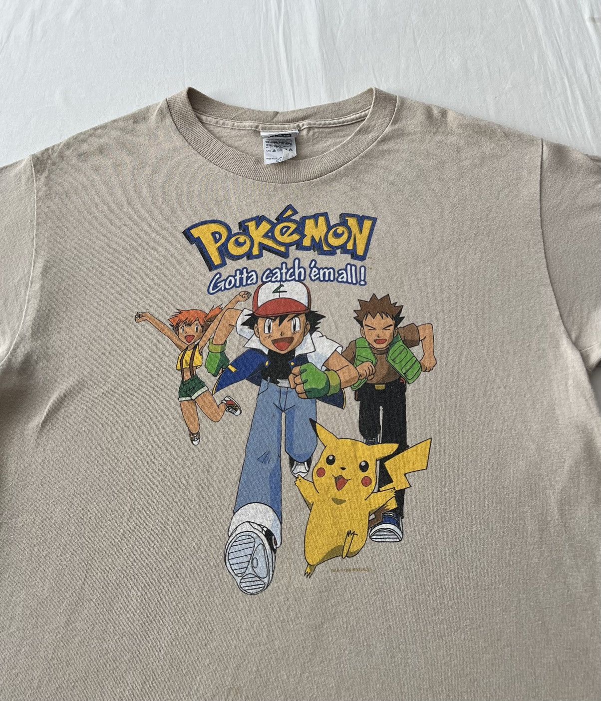 Vintage Vintage 1999 Pokemon Pikachu Nintendo Cartoon T-shirt Size US S / EU 44-46 / 1 - 3 Thumbnail