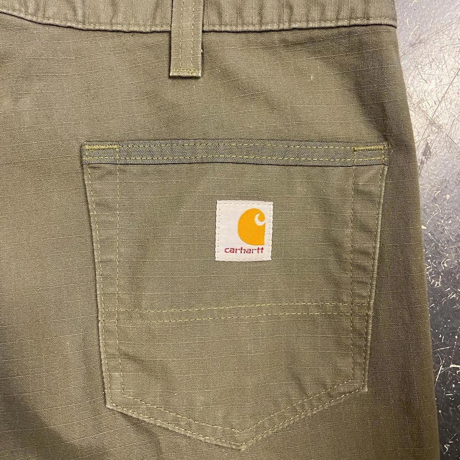 Carhartt Olive Carhartt Work Pants Size US 42 / EU 58 - 2 Thumbnail