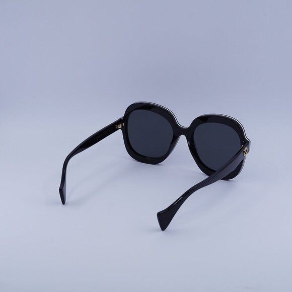 Gucci Gucci GG1240S 001 Sunglasses Black Round Frame, Grey Lenses Size ONE SIZE - 10 Thumbnail