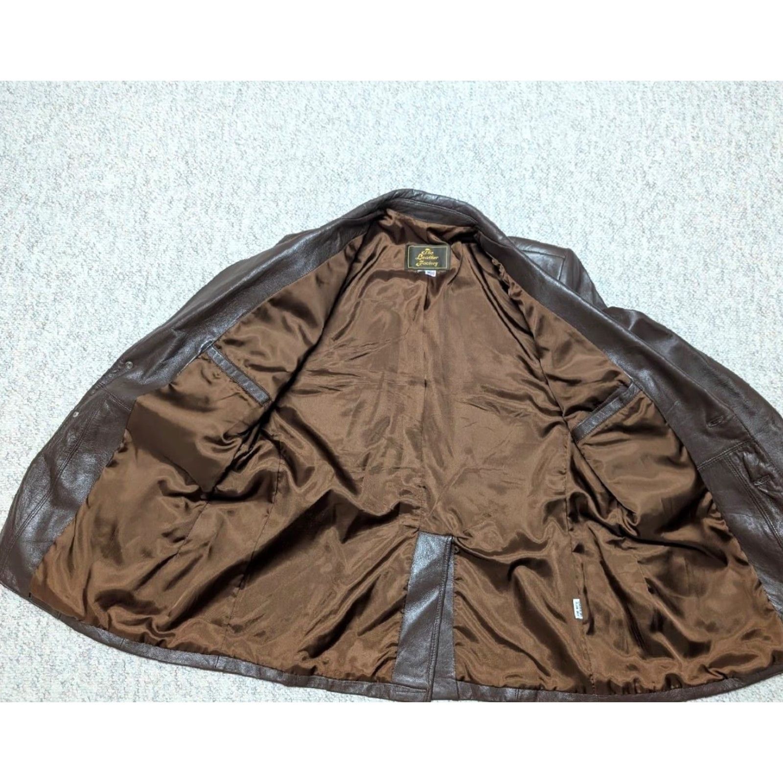 Vintage VINTAGE The Leather Factory Western Blazer Blazer 2XL Mens Brown Cowhide 48L Jacket 2XL USA Made Vintage Leather blazer Size 48R - 5 Thumbnail