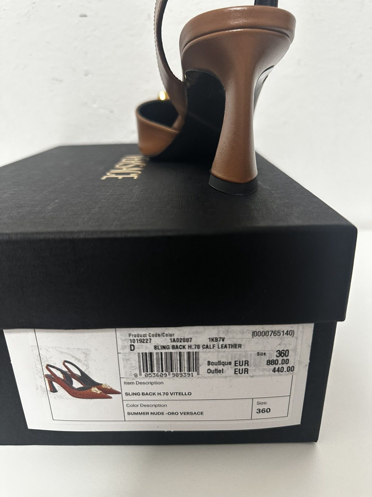 Versace Versace Medusa Slingback Pumps Size US 6 / IT 36 - 9 Thumbnail
