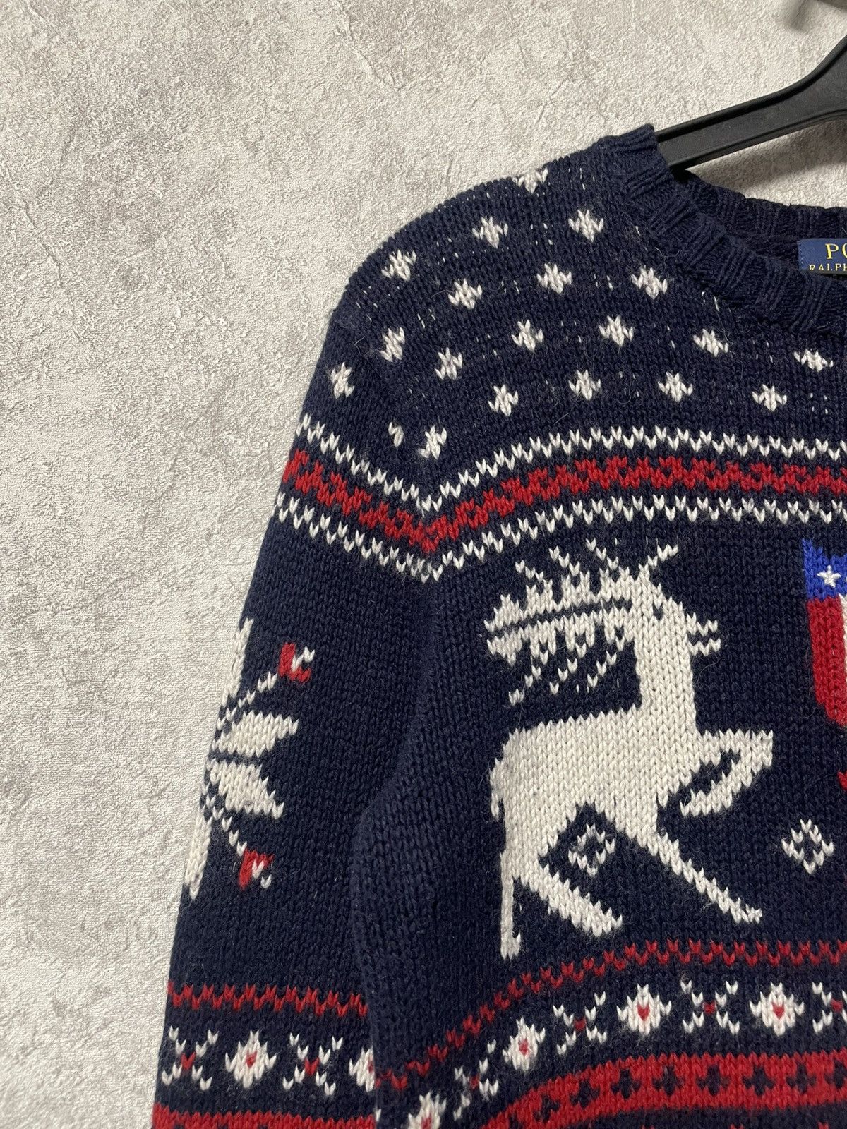 Polo Ralph Lauren Vintage Polo Ralph Lauren Snowflake Reindeer Sweater USA Size US S / EU 44-46 / 1 - 8 Thumbnail