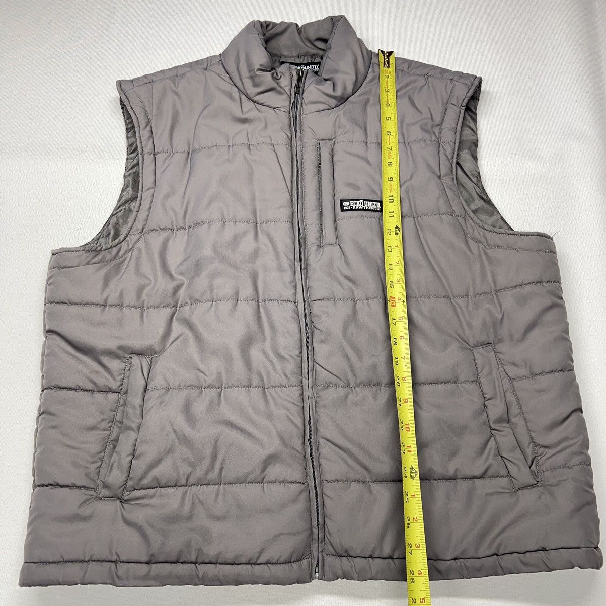 Ecko Unltd. × Vintage Ecko Unltd Vest Puffer Full Zip Padded Pocket Logo Y2K Size US XXL / EU 58 / 5 - 20 Thumbnail