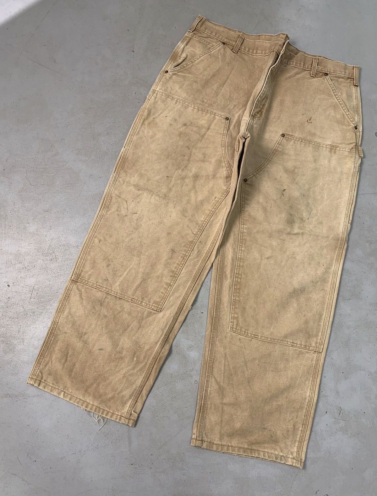 Carhartt Vintage carhartt double knee denim Size US 44 / EU 60 - 1 Thumbnail