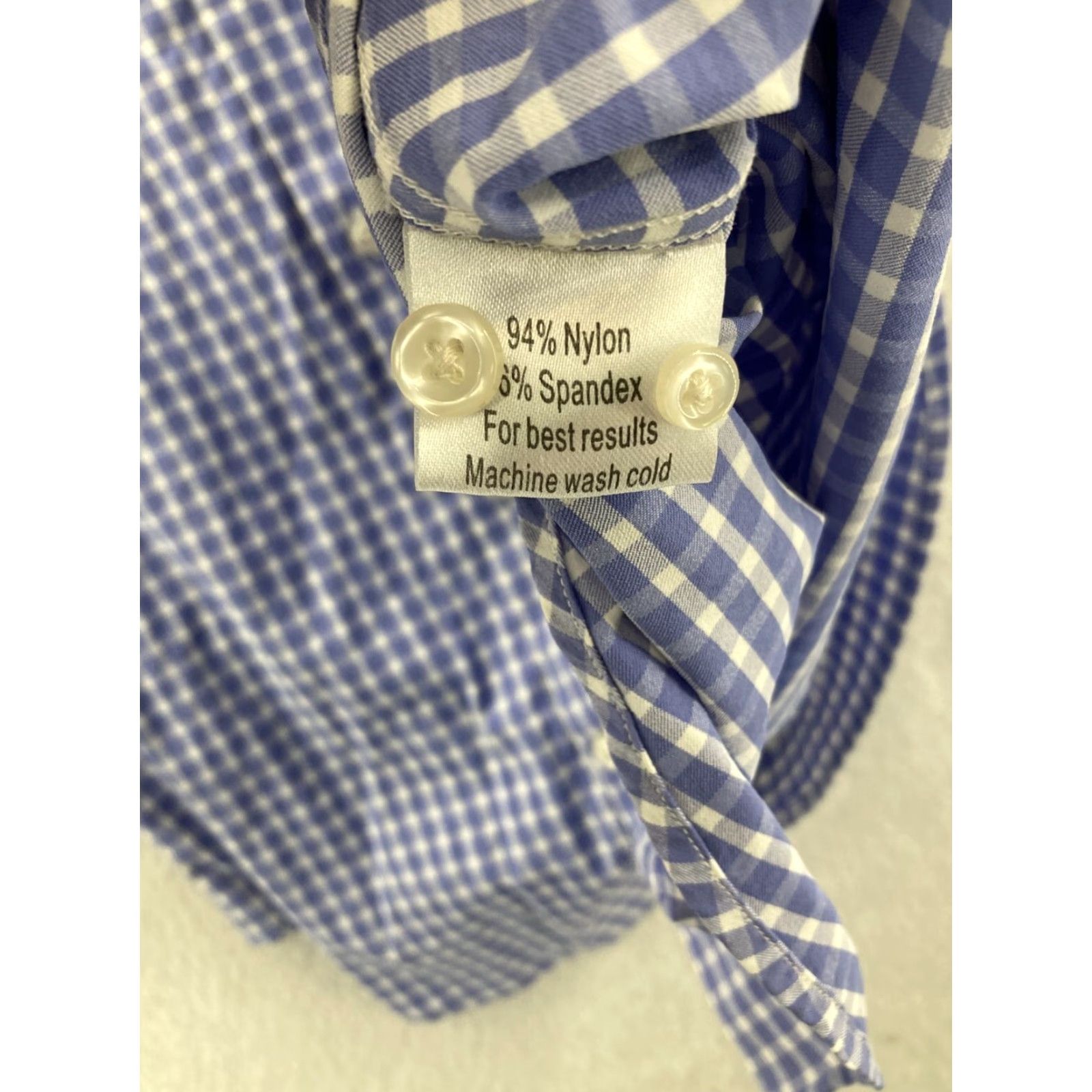 Peter Millar Peter Millar Button-Up Shirt Mens Size Large Blue Plaid Long Sleeve Size US L / EU 52-54 / 3 - 7 Thumbnail