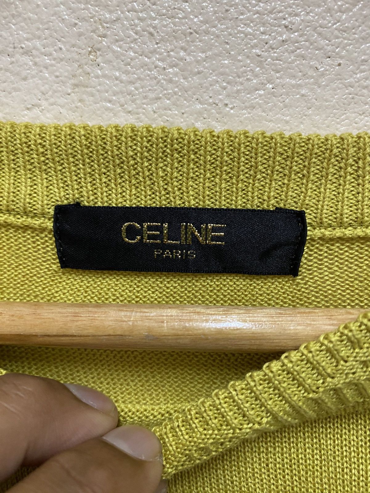 Vtg Celine Paris Knitwear